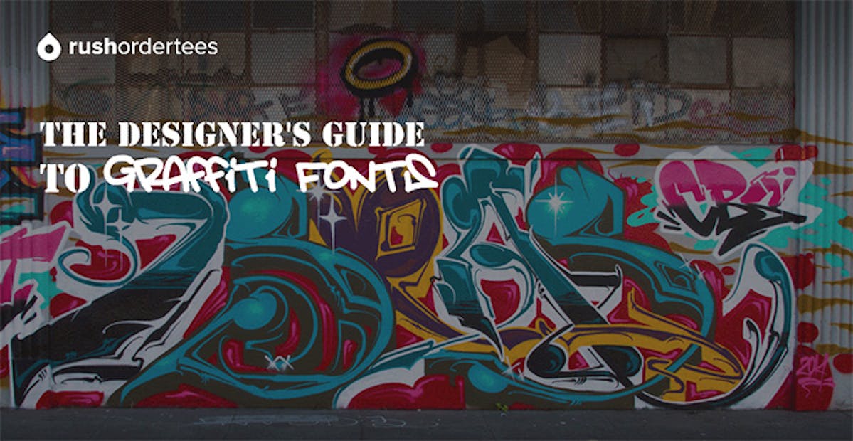 Graffiti fonts in design