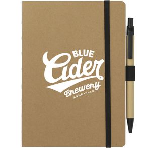 5" x 7" FSC Recycled Notebook and Pen Set